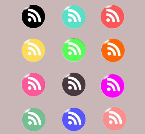 circle rss icons 1500+RSS图标