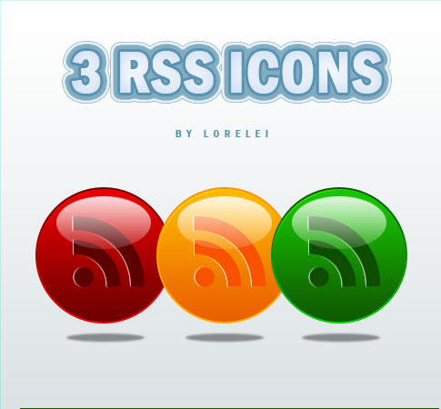 cirle glssy icons 1500+RSS图标