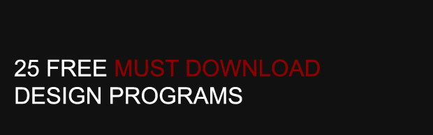 image14 25 Free Must Download Design Programs