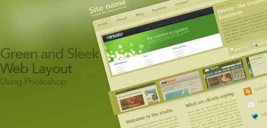 creatingasleekphotshopweblayout Best Of The Web July For Web/Graphic Design creatingasleekphotshopweblayout Best Of The Web July For Web/Graphic Design