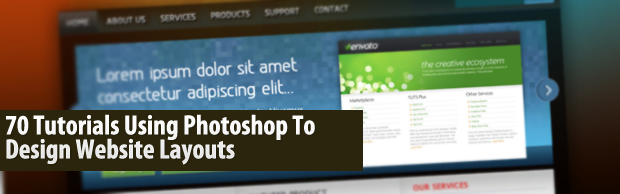 image93 70 Tutorials Using Photoshop To Design A Website