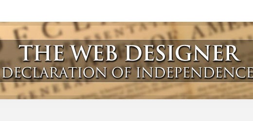 webdesignerdeclarationofindependence Best Of The Web July For Web/Graphic Design