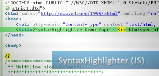 synataxhylighter Best Of The Web August For Web/Graphic Design