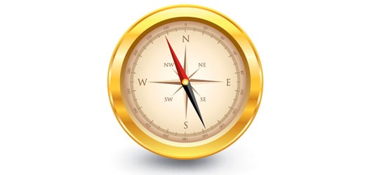 goldenvectorcompass Best Of The Web September For Web/Graphic Design