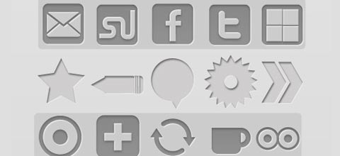 letterpressed 60 Best Icon Sets From 2009 letterpressed 60 Best Icon Sets From 2009