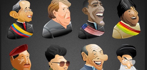 polticicalcharcters Best Of The Web December For Web/Graphic Design