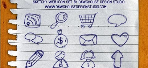 sketchedicons 60 Best Icon Sets From 2009