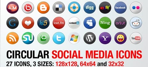 socialicons 60 Best Icon Sets From 2009