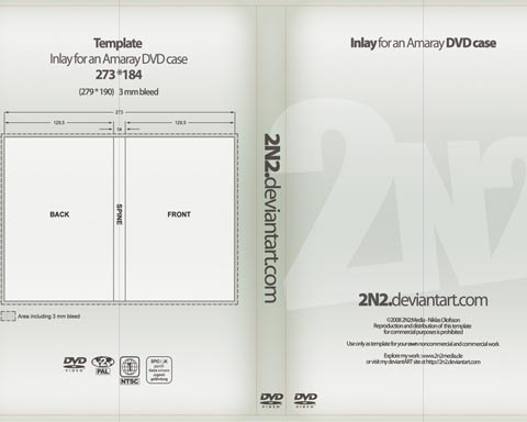 dvd cover template psd. DVD Case Inlay – PSD Template