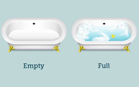 bathtubs 100 Fresh New Photoshop And Illustrator Tutorials From 2010