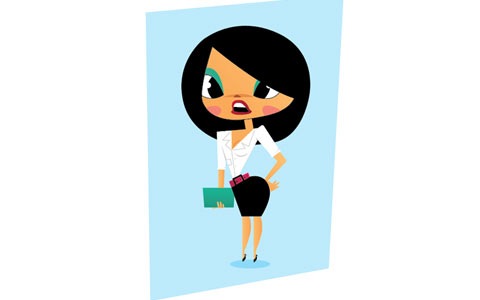 femalechracter 100 Fresh New Photoshop And Illustrator Tutorials From 2010