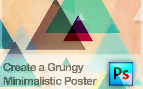 gruneminimiliticposter 100 Fresh New Photoshop And Illustrator Tutorials From 2010