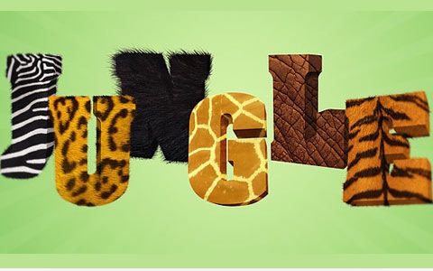 jungletexteffect 100 Fresh New Photoshop And Illustrator Tutorials From 2010