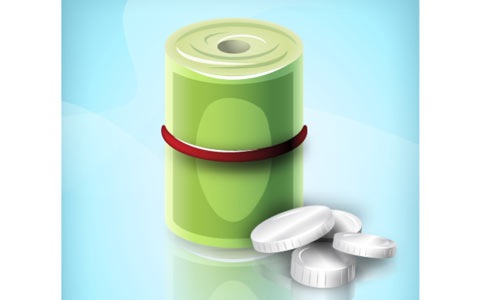 moneyroll 100 Fresh New Photoshop And Illustrator Tutorials From 2010