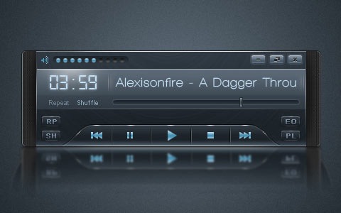 mp3player 100 Fresh New Photoshop And Illustrator Tutorials From 2010