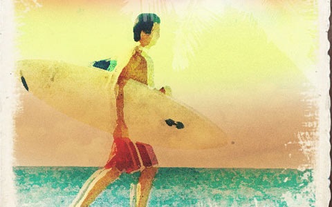 surfer 100 Fresh New Photoshop And Illustrator Tutorials From 2010