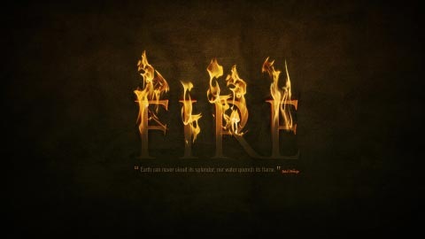 firetexteffect 70 Photoshop Tutorials For Creating Perfect Typography