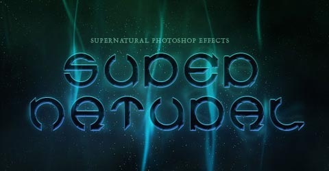 supernatural 70 Photoshop Tutorials For Creating Perfect Typography