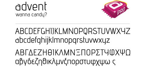 advent 50 High Quality Fonts Every Designer Must Download