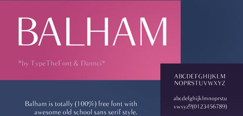 balm 50 High Quality Fonts Every Designer Must Download