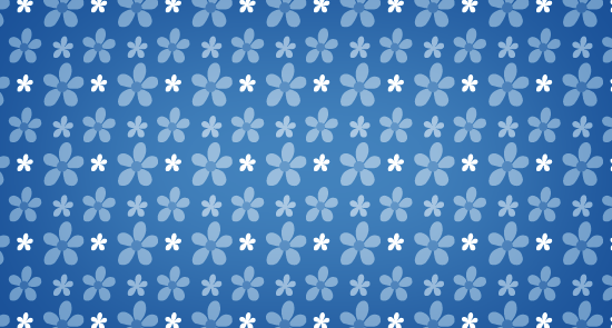lightblue Pink Petals Seamless Photoshop Pattern