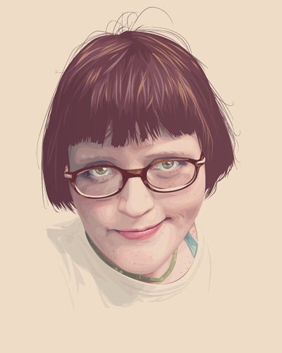 gril 20 Photo realistic vector illustration portraits gril 20 Photo realistic vector illustration portraits