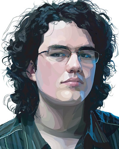 guywithglasses 20 Photo realistic vector illustration portraits