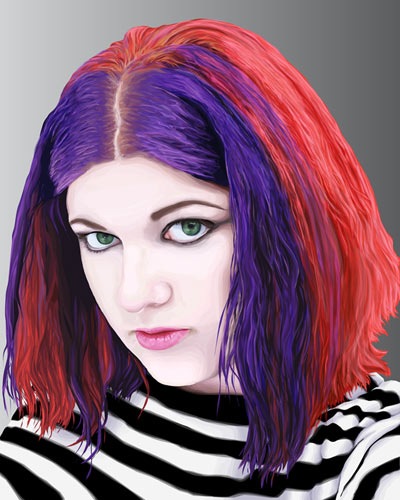 purplevectorgirl 20 Photo realistic vector illustration portraits purplevectorgirl 20 Photo realistic vector illustration portraits