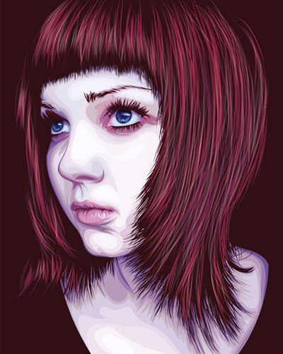 vectorportatits 20 Photo realistic vector illustration portraits