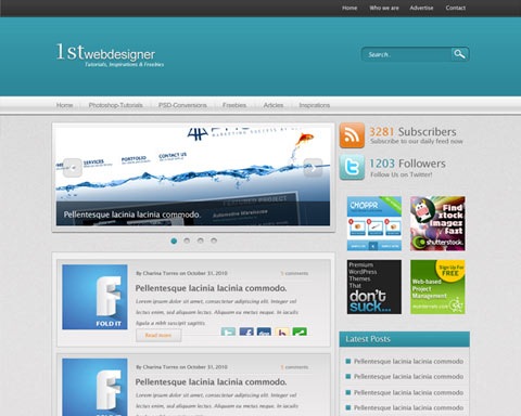 1stwebdesigner 20 Best Design Tutorials From 2010 To Create an Mind blowing Website 1stwebdesigner 20 Best Design Tutorials From 2010 To Create an Mind blowing Website