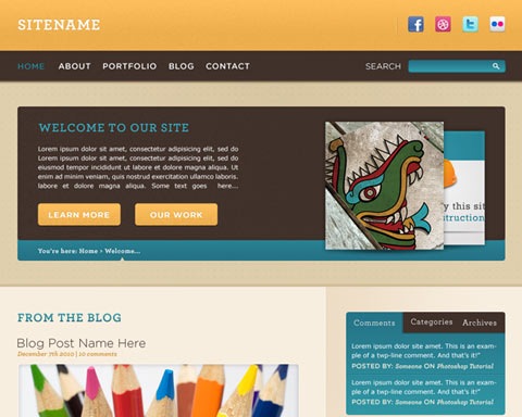 cheerful 20 Best Design Tutorials From 2010 To Create an Mind blowing Website