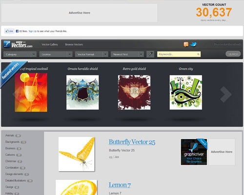 easyvectors 15 Best Sites For Finding Free High Quality Vector Graphics