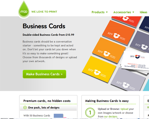moo 400 Free Business Cards To Giveaway Courtesy Of Moo