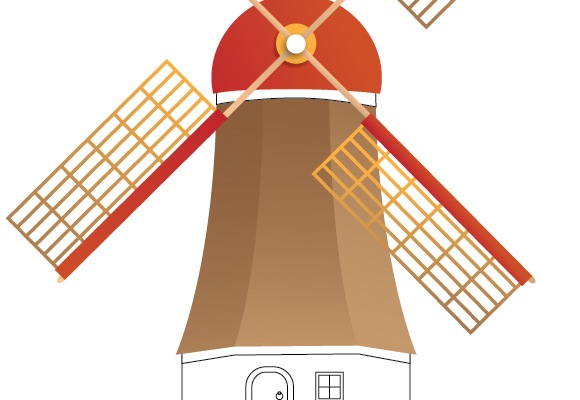35 How To Create A Beautiful Windmill Illustration Using Illustrator 35 How To Create A Beautiful Windmill Illustration Using Illustrator