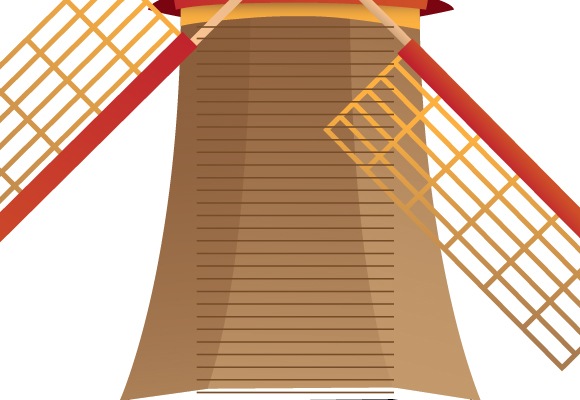 38 How To Create A Beautiful Windmill Illustration Using Illustrator 38 How To Create A Beautiful Windmill Illustration Using Illustrator