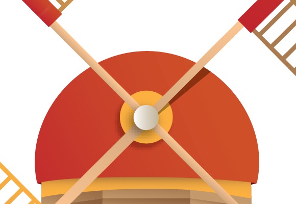 54 How To Create A Beautiful Windmill Illustration Using Illustrator 54 How To Create A Beautiful Windmill Illustration Using Illustrator