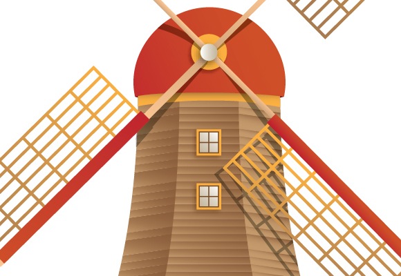 55 How To Create A Beautiful Windmill Illustration Using Illustrator 55 How To Create A Beautiful Windmill Illustration Using Illustrator