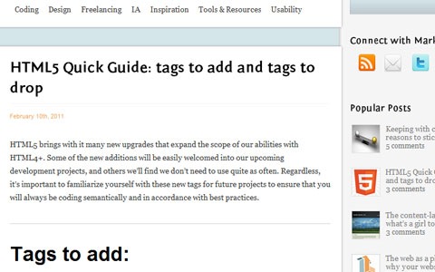 html5 Best Of Web And Design In February 2011