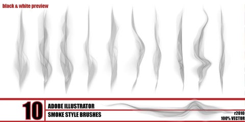 smokestylebrushes 25 Best Illustrator Brushes All In One Place