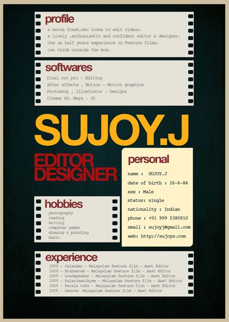 20 creative resume designs which will amaze any potential employer