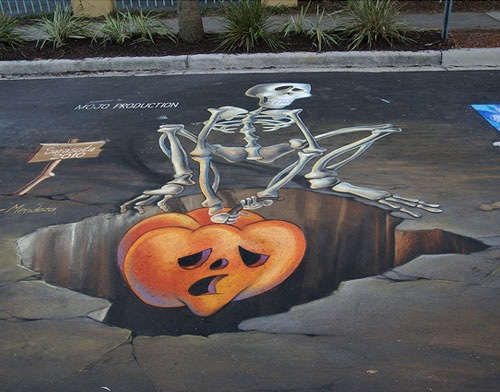 chalk-skelington