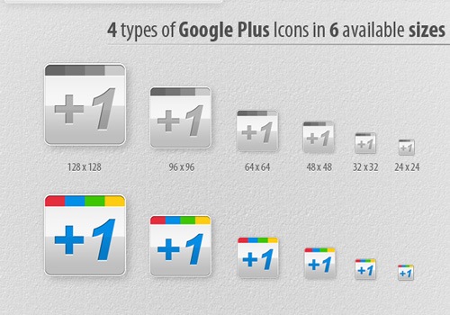 googleplusblackandblue The Best Google Plus Icon Sets You&rsquo;ve Seen So Far