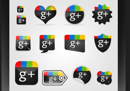 largegoogleplusiconsset The Best Google Plus Icon Sets You&rsquo;ve Seen So Far
