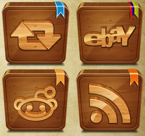 woodenicons দুর্দান্ত ৫০ সেট আইকন হাজার হাজার আইকন ফ্রীতে ডাউনলোড