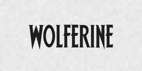 wolverine 20 Free Fonts Used In Iconic Movies