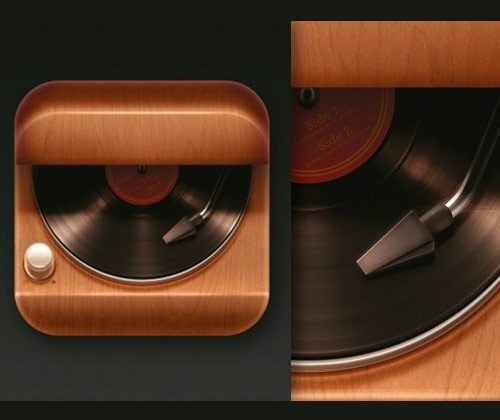 woodenappicon 85 Best Photoshop Tutorials From 2012