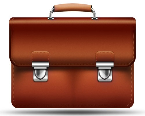 businessbriefcaseicons 50 3D High Quality PSD File Icons