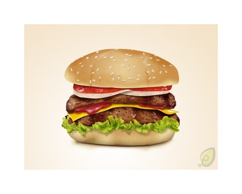 hamburgericonpsdfile 50 3D High Quality PSD File Icons