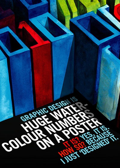 hugewatercolournumbersonaposter 70 Design And Motivational Quotes Visualised A Must Read