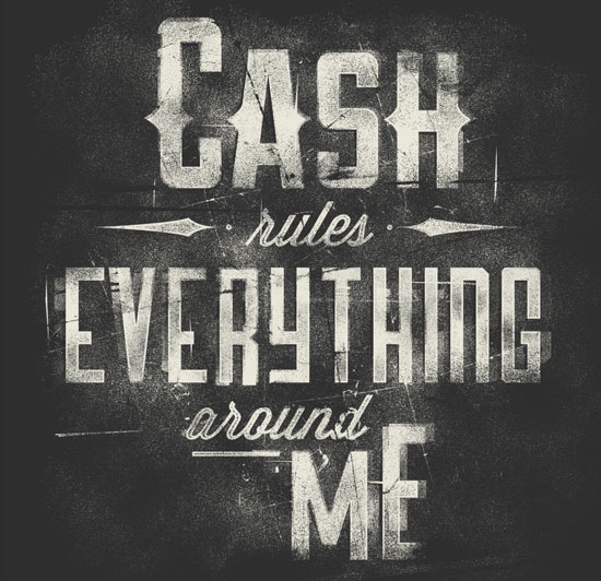 cashruleseverythingaroundme 70 Beautiful Typography Designs Truly Jaw Dropping 
